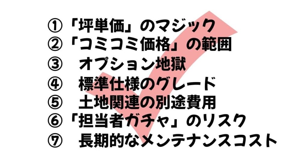 ローコスト平屋で後悔しないための注意点7つ
