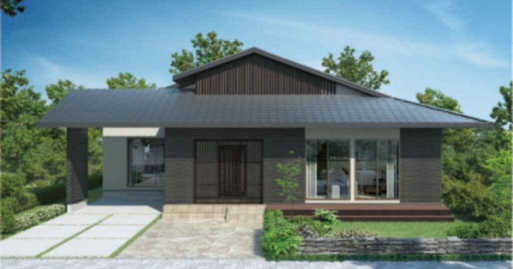 【BREZZA】深い軒とウッドデッキの家